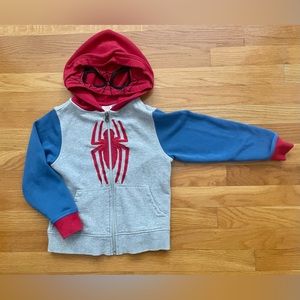 Hanna Andeesson Spider-Man hoodie with face mask, size 5